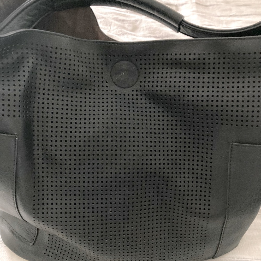 Black hobo bag